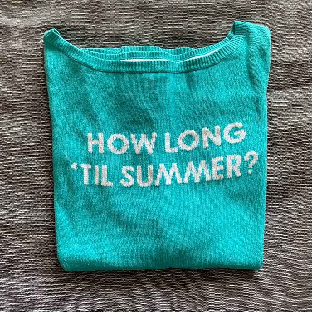 Lilly Pulitzer “How Long ‘Til Summer” Sweater